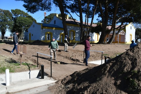 Construyen una rampa de acceso en el CAPS del Barrio San Martín