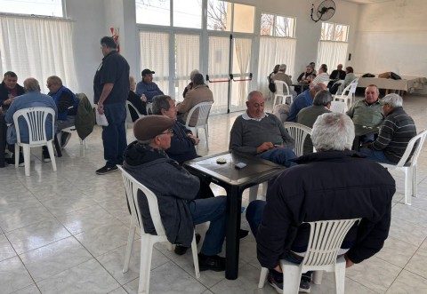 Tres Lomas fue sede del regional de adultos mayores