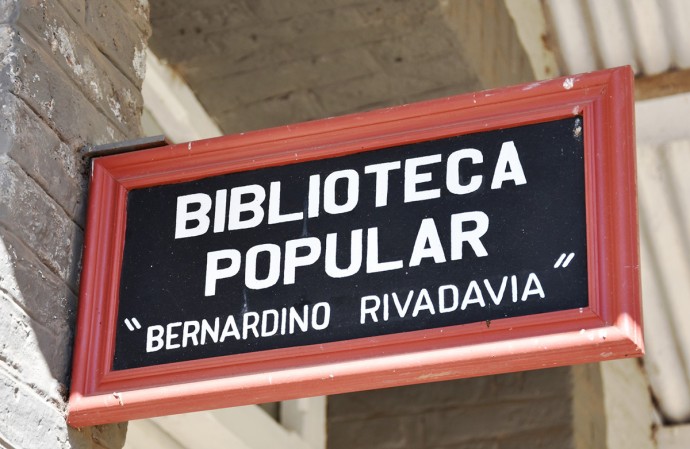 Mudanza de la Biblioteca Popular Bernardino Rivadavia 