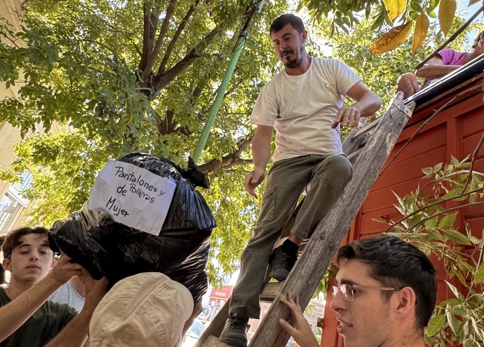 Los artículos de la colecta solidaria fueron enviados a Bahía Blanca 