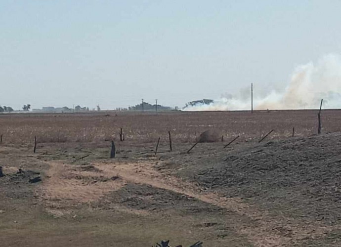 Bomberos trabajaron más de cinco horas para controlar un incendio