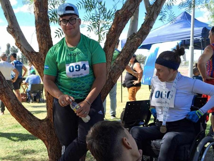 Excelentes resultados de salliquelenses en un Torneo de Paraatletismo 