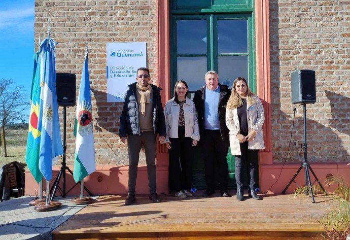 Inauguraron la Oficina de Desarrollo Social y Educación en Quenumá