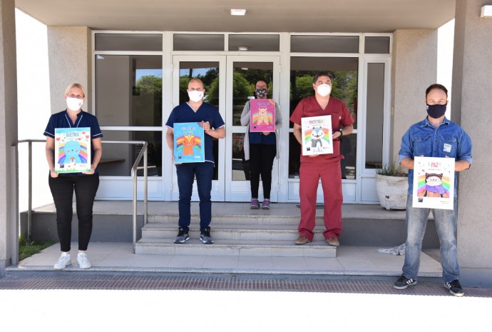 EDEN desarrolló una acción solidaria en el Hospital Municipal de Tres Lomas