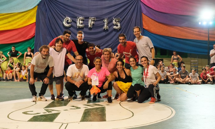 A puro deporte, música y color se realizó la Fiesta Recreativa del CEF