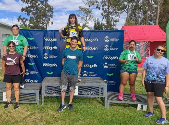 Excelentes resultados de salliquelenses en un Torneo de Paraatletismo 