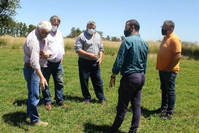 Visita del director nacional de desarrollo rural