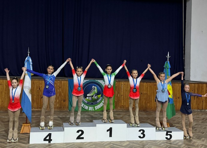 Cecil A. Roberts cosechó excelentes resultados en el regional de patín