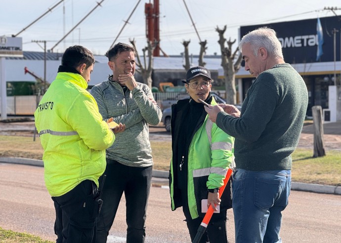 Educación y concientización vial en el acceso Granadero Baigorria