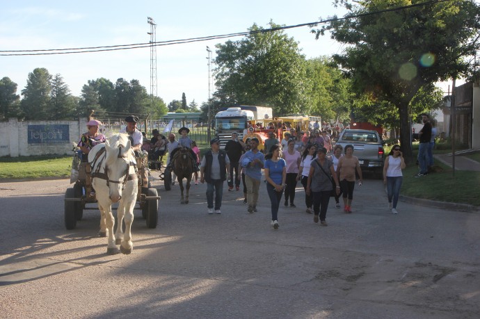 La Virgen Gaucha recorrió las calles de la ciudad