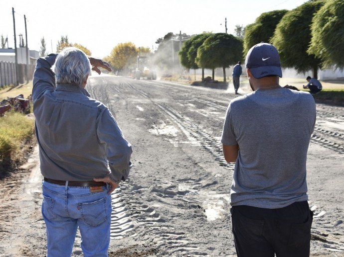 Sigue la ejecución de mejoras en las calles de la ciudad 