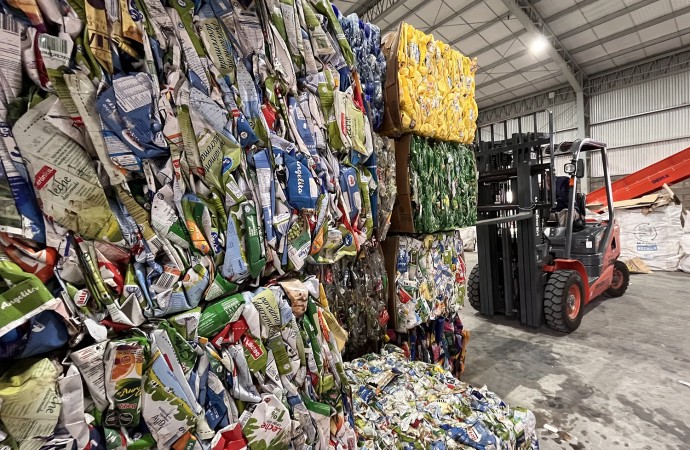 Fueron vendidas más de 12 toneladas de material reciclable