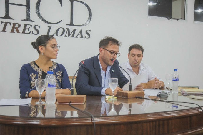 Quedaron inauguradas las sesiones ordinarias en Tres Lomas