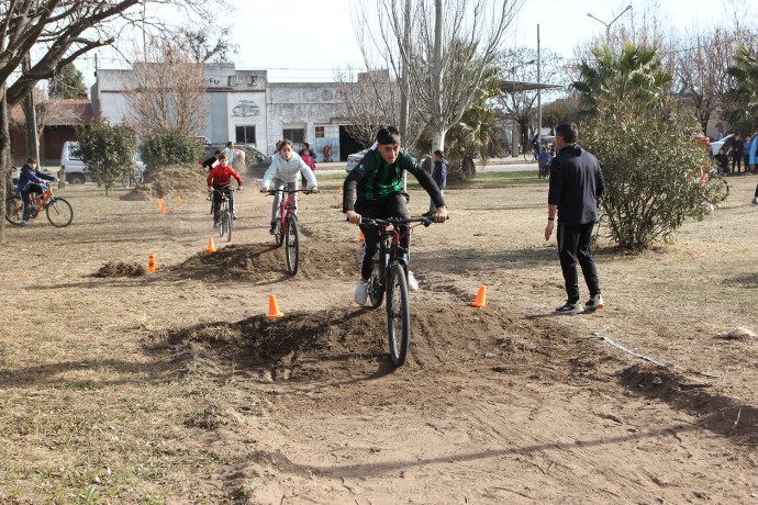 Las carreras recreativas de bicicleta fueron un éxito