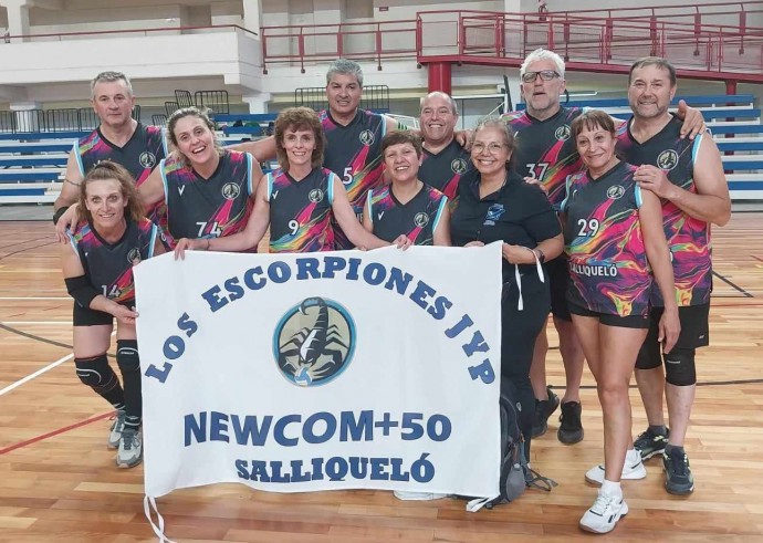 Salliquelenses lograron un subcampeonato nacional de newcom