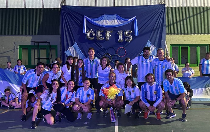 Evocando a los Juegos Olímpicos, el CEF celebró du fiesta recreativa 