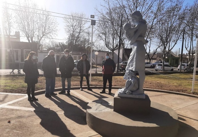 Finalizó la puesta en valor del Monumento a la Madre