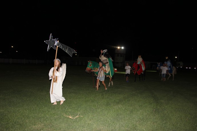 No fallan: Los Reyes Magos emocionaron otra vez a Salliqueló