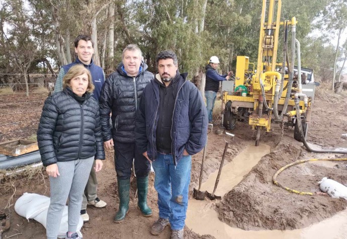 Avanza la habilitación de dos nuevos pozos de agua potable en Quenumá