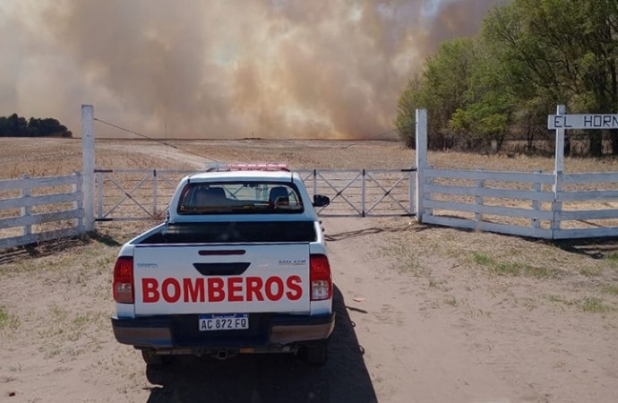 Incendio en Ruta Provincial 85 arrasó con 800 hectáreas