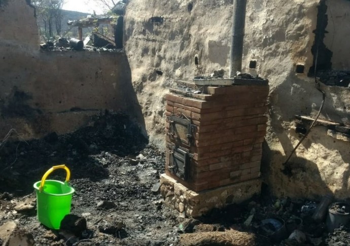 Salliquelense perdió su casa en los incendios de Córdoba