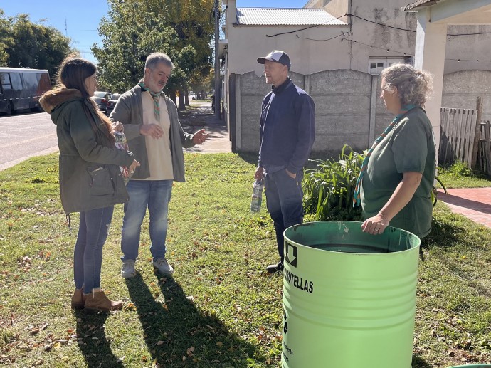 El Grupo Scout “Kume Fellen” habilitó un punto de acopio de ecobotellas