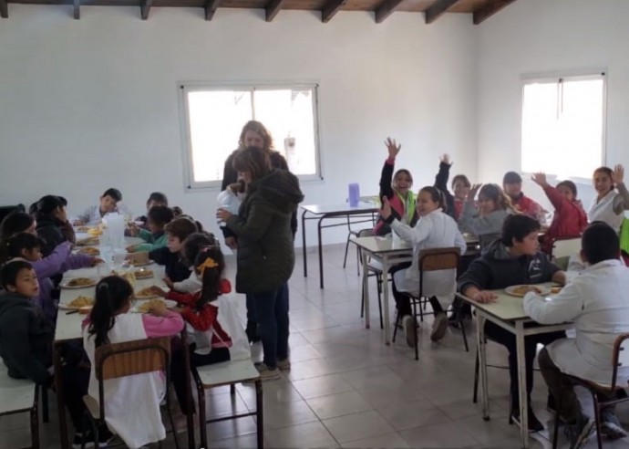 Ya funciona el comedor de la Escuela 6 de Bocayuva