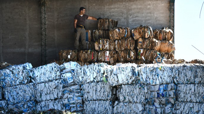 Se vendieron más de 16 toneladas de material reciclado en la Planta RSU