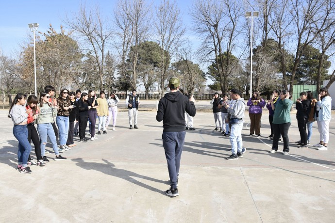 El Programa Envión realizó una jornada en el Polideportivo Municipal