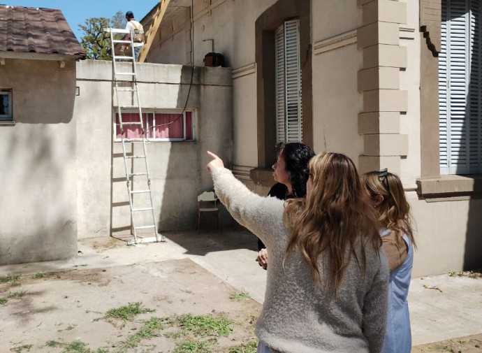 Avanzan las obras de infraestructura en establecimientos educativos 