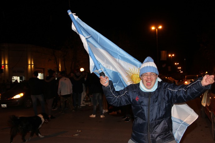 Festejos por Argentina Campeón de América  
