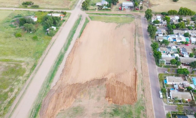 Realizan trabajos en el nuevo Banco de Tierras