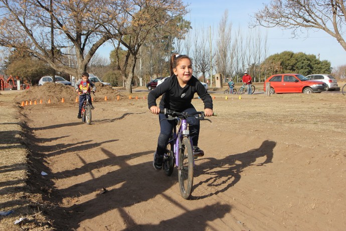 Las carreras recreativas de bicicleta fueron un éxito