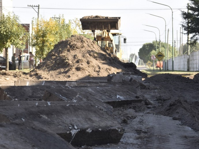 Comenzó la obra de modernización del Acceso Principal