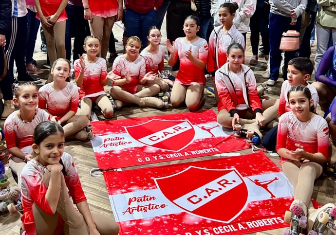 Cecil A. Roberts cosechó excelentes resultados en el regional de patín