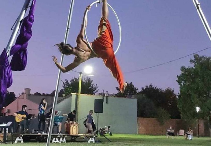 La Plaza Marcaida fue escenario de una jornada cultural