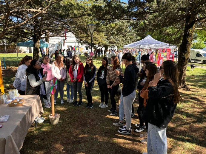 Realizaron una Feria por la Salud Mental en la “Plaza Marcaida”