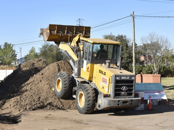 Comenzó la obra de modernización del Acceso Principal