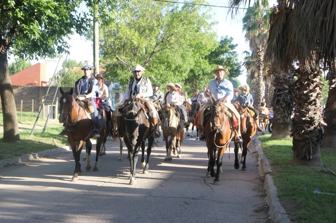 La Virgen Gaucha recorrió las calles de la ciudad