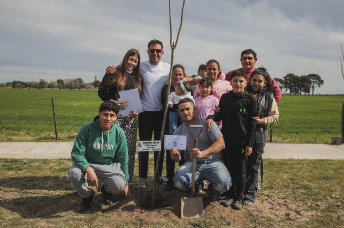 Primera jornada del programa “Nace un niño, planta un árbol”