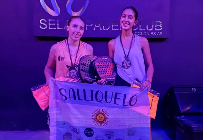 Salliquelenses lograron un subcampeonato nacional de padel