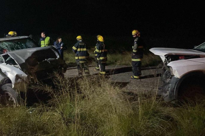 Fuerte accidente en Ruta 14, entre Villa Maza y Quenumá